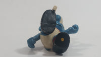 Vintage 1978 Peyo Smurf Character Football Soccer Player PVC Toy Figure - No Ball