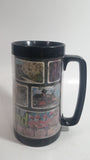 Thermo Serv Walt Disney Productions Disneyland Black Insulated Plastic Coffee Mug Collectible 6 1/2" Tall