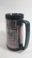 Thermo Serv Walt Disney Productions Disneyland Black Insulated Plastic Coffee Mug Collectible 6 1/2" Tall