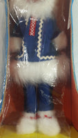 Vintage 1960s Regal Toys Canada Eskimo Inuit Girl In Blue Parka Jacket 15" Tall Doll In Box Not Sealed
