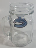 Vancouver Canucks NHL Ice Hockey Team 5" Tall Glass Mason Jar Style Beer Mug