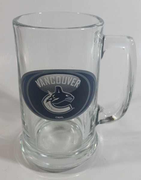 Vancouver Canucks NHL Ice Hockey Team 5 1/2" Tall Glass Beer Mug