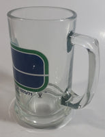 Vancouver Canucks NHL Ice Hockey Team Circa 1970/71 5 1/2" Tall Glass Beer Mug