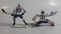 1999/2000 Starting Lineup Wayne Gretzky and Grant Fuhr Edmonton Oilers NHL Ice Hockey Players Action Figures - No Goalie Stick and Stanley Cup