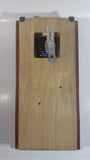 Detailed Ice Hockey Equipment Wood Framed Shadow Box Clock