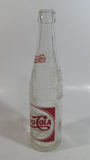 Vintage 1958 Sparkling Pepsi Cola Soda Pop Red and White 10 Fl oz Clear Glass Beverage Bottle Montreal