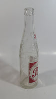 Vintage 1958 Sparkling Pepsi Cola Soda Pop Red and White 10 Fl oz Clear Glass Beverage Bottle Montreal