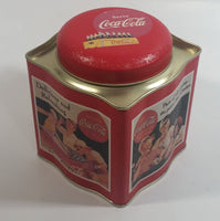 1993 Coca-Cola Coke Soda Pop Sports Baseball Themed Tin Metal Container