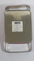 1993 Coca Cola Coke Soda Pop Christmas Santa Themed Picnic Basket Tin Metal Container with Handles