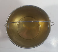 Coca-Cola Coke Ice Cold Pause Refresh 5 1/2" Tall Red Metal Pail