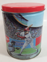 1994 Coca-Cola Coke Soda Pop Basketball, Football, Baseball Sports Themed 6" Tall Tin Metal Canister