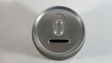 Zellers Holiday Joy Coca-Cola Coke Soda Pop Christmas Santa Themed 7 3/4" Tall Can Shaped Metal Coin Bank