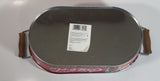 Drink Coca-Cola Coke Delicious Refreshing 3 Compartment Plastic Insert Metal Serving Tray with Wooden Handles