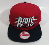 New Era 9Fifty Chicago Bulls NBA Basketball Sports Team Medium-Large A-Frame Snapback Hat Embroidered Raised Lettering