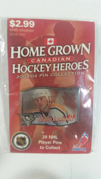 2003/04 NHL Canadian Home Grown Hockey Heroes Pins Collection New in Package Sold Individually