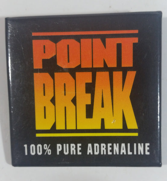 1991 Largo Entertainment "Point Break" 100% Pure Adrenaline Movie Film Promotional Collectible Pin