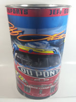 Rare HTF Dupont Hendrick Motorsports #24 Jeff Gordon 15" Tall Metal Trash Can - Like New Condition