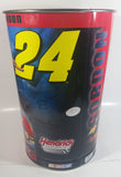 Rare HTF Dupont Hendrick Motorsports #24 Jeff Gordon 15" Tall Metal Trash Can - Like New Condition