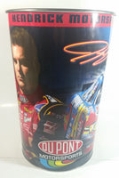 Rare HTF Dupont Hendrick Motorsports #24 Jeff Gordon 15" Tall Metal Trash Can - Like New Condition