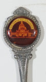 Vintage Rare Victoria, British Columbia, Canada Enamel Sealand of the Pacific Metal Silverplated Steel Spoon with Enamel Bowl