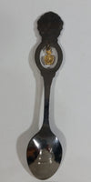 Penticton, British Columbia, Canada Enamel Ogopogo Metal Spoon with Red Apple Charm
