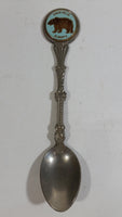 Swan Hills, Alberta Bear Decor Enamel and Metal Spoon Souvenir Travel Collectible