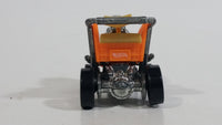 2001 Hot Wheels Express Lane Gator Bait Market Neon Orange Grocery Shopping Cart Die Cast Toy Car Vehicle