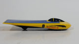 1998 Hot Wheels First Editions Solar Eagle III Yellow Plastic and Die Cast Toy Car Vehicle