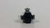 2008 Hot Wheels Team: Custom Bikes Hammer Sled Motorcycle Aqua Green Blue Die Cast Toy Motorbike Vehicle