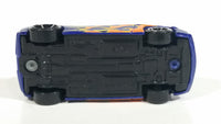 2009 Hot Wheels Trick Tracks Speed Hill Muscle Tone Metalflake Blue w/ Flames Die Cast Toy Car Vehicle