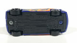 2009 Hot Wheels Trick Tracks Speed Hill Muscle Tone Metalflake Blue w/ Flames Die Cast Toy Car Vehicle