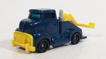 1997 Hot Wheels Tow Truck Dark Blue Plastic Body Die Cast Toy Car Vehicle McDonald's Happy Meal