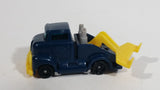 1997 Hot Wheels Tow Truck Dark Blue Plastic Body Die Cast Toy Car Vehicle McDonald's Happy Meal