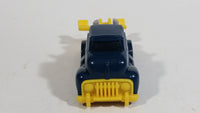 1997 Hot Wheels Tow Truck Dark Blue Plastic Body Die Cast Toy Car Vehicle McDonald's Happy Meal