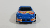 2000 Hot Wheels Racer Nascar #44 7/20 Blue Die Cast Toy Race Car Vehicle McDonald's Happy Meal