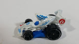 2013 Hot Wheels HW Racing Track Aces Tarmac Attack White Die Cast Toy Race Car Vehicle