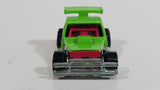 2012 Hot Wheels Demolition Derby Greased Gremlin Lime Green Die Cast Toy Car Vehicle