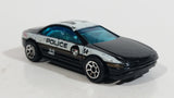 1997 Hot Wheels '93 Warner Oldsmobile Aurora Black and White #54 Police Cop K-9 Unit Cruiser Die Cast Toy Car Vehicle 7SP