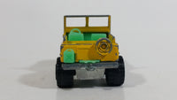 Majorette Jeep CJ 4x4 No. 290 & No. 244 Yellow 1/54 Scale Die Cast Toy Car Vehicle