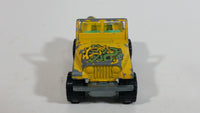 Majorette Jeep CJ 4x4 No. 290 & No. 244 Yellow 1/54 Scale Die Cast Toy Car Vehicle