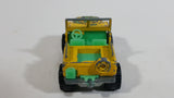 Majorette Jeep CJ 4x4 No. 290 & No. 244 Yellow 1/54 Scale Die Cast Toy Car Vehicle