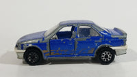 Majorette Peugeot ML 16 No. 218 Blue 1/62 Scale Die Cast Toy Car Vehicle with Opening Doors