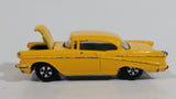 Ertl '57 Chevy Bel Air Yellow Die Cast Toy Car Vehicle with Opening Hood - Hong Kong