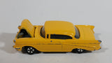 Ertl '57 Chevy Bel Air Yellow Die Cast Toy Car Vehicle with Opening Hood - Hong Kong