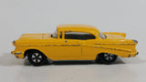 Ertl '57 Chevy Bel Air Yellow Die Cast Toy Car Vehicle with Opening Hood - Hong Kong