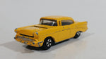 Ertl '57 Chevy Bel Air Yellow Die Cast Toy Car Vehicle with Opening Hood - Hong Kong