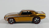 Rare 2008 Hot Wheels Classics 4 '69 Camaro Spectraflame Gold Die Cast Toy Muscle Car Vehicle Red Line 5SP