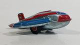 2011 Schylling Vintage Style Jet Airplane Plane Tin Toy Reproduction