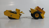 Vintage Majorette 82 Performant Steam Roller 1/56 Scale Yellow Die Cast Toy Road Construction Vehicle