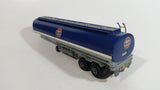 Rare VHTF Vintage Majorette Gulf Gas Oil Fuel Tanker Semi Tractor Trailer Blue Die Cast Toy Vehicle